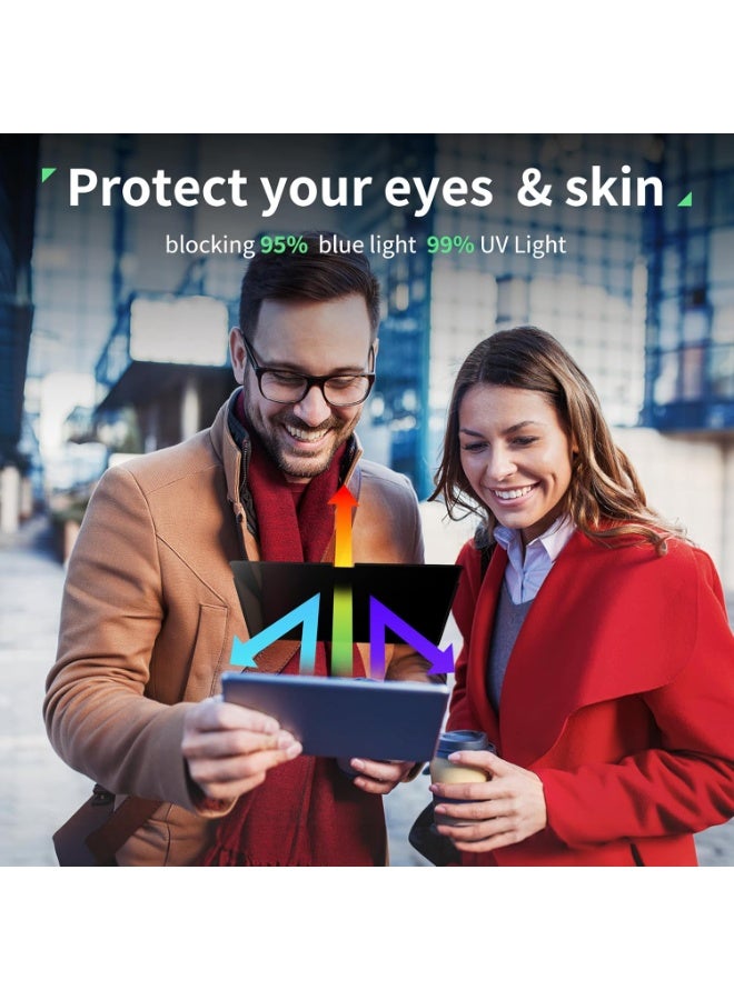 Magnetic Privacy Screen for Microsoft Surface Pro 11/10/9/8/X 13 Inch, Removable Anti Glare Blue Light Filter, 13 In Anti Spy Black Security Private Block Screen Protector - Image 4