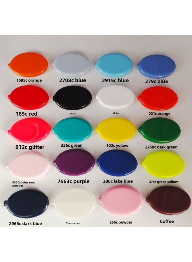 2024 PVC Coin Purse Cute Girl's Small Purse Japanese Style Small Bag Coin Holder Storage Bag Custom Pattern-Color:9320C Lotus Color-Dimensions:8*5*1.2 - Image 5
