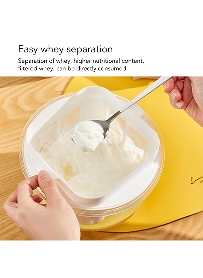 Generic - Yogurt Strainer, Round Greek Yogurt Maker, Efficient Food Strainer, Large Capacity Whey Separator Reusable Yogurt Filter with Ultra Fine Mesh - Image 1