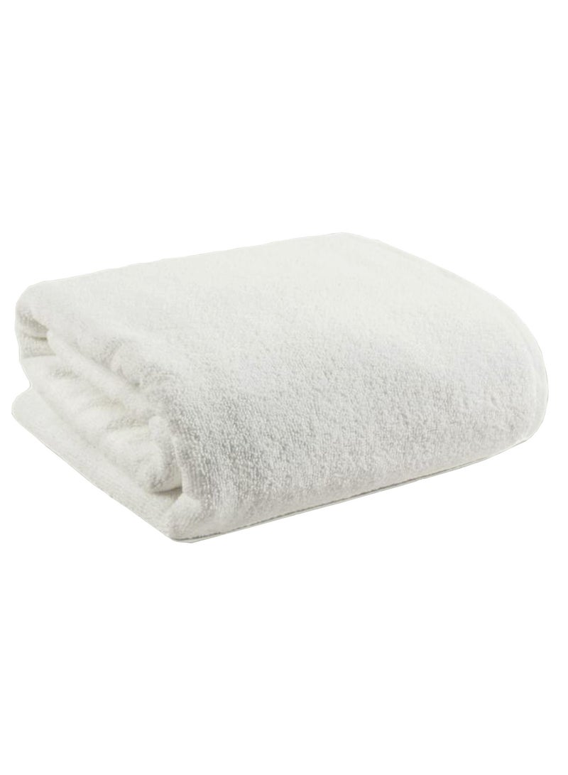 Fabienne Super Soft Microfiber Bath Towel 70x140cm Ultra Absorbent and Quick Drying Towel Off White - Image 1