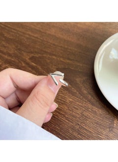 Plain Ring 925 Silver Ring Non-fading Niche Design Sense Style Jewelry Simple High-grade Sterling Silver Ring Female
