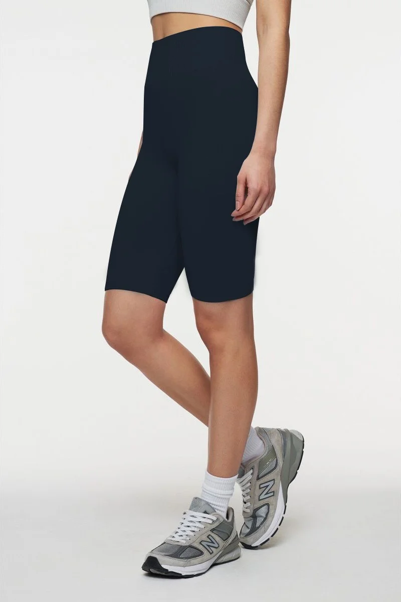 ميستريك Mystic Knitted Model Biker Shorts Straight, Comfortable, Push Up Effective, Black Color