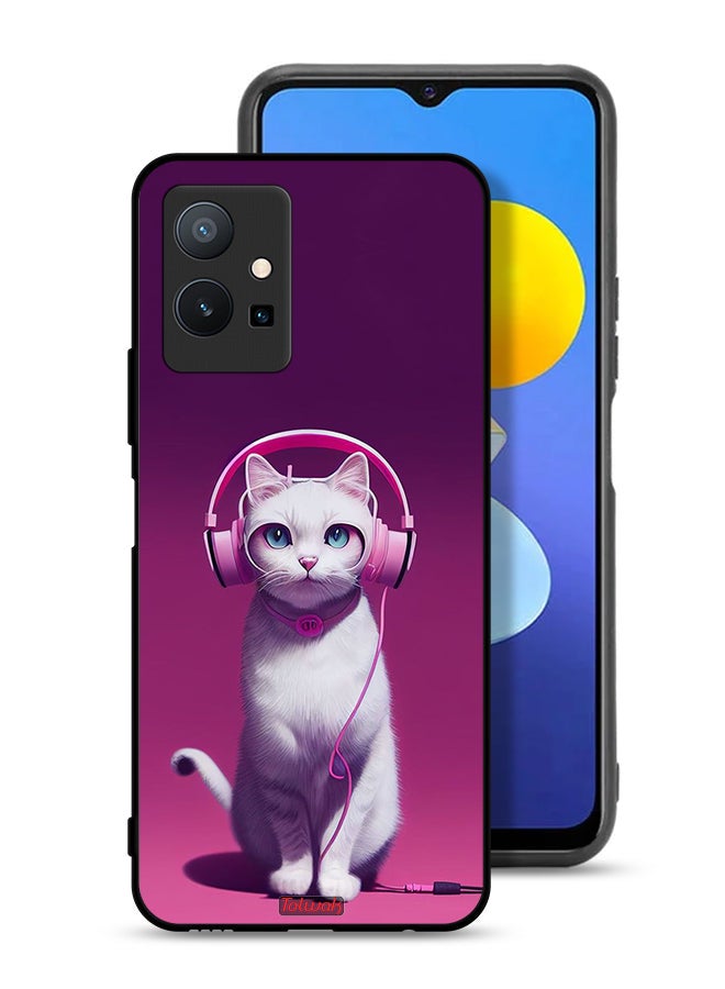 Tolwak غطاء واقي لجهاز Vivo T1 5G بشكل قطة لطيفة - Image 1