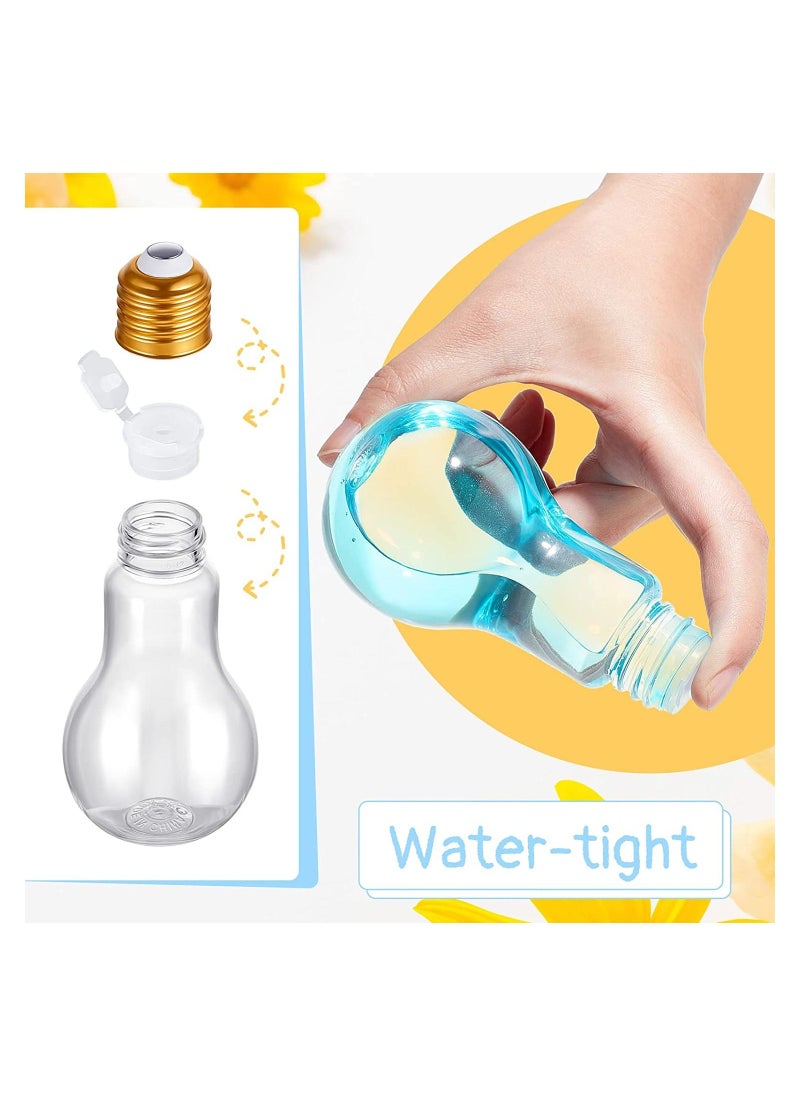 SYOSI - Candy Plastic Light Bulbs SYOSI 24 PCS Light Bulb Jars Clear Plastic Candy Jars Bulb Vase Ornaments Light Bulb Storage Containers with Lids Fillable Light Bulb for Candy Tree Hanging Decorations - Image 1