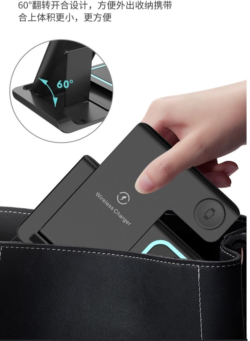 NIBEMINENT Wireless Charger is Suitable for Mobile Phone Watch Headset Charging - Image 3