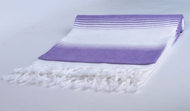Sathiyas 100% Soft Cotton Bath Towels - Pack of 3 (Pink, Blue, Lavender) (asvtwl250) - Image 3