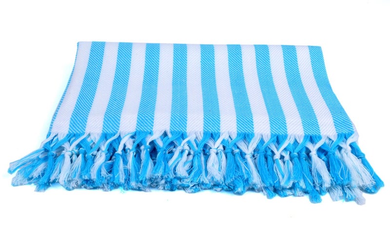 Sathiyas 100% Soft Cotton Bath Towels - Pack of 3 (Pink, Blue, Lavender) (asvtwl250) - Image 2