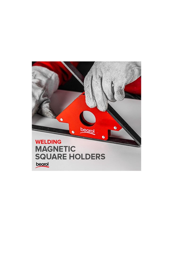 Beorol Magnetic Welding Arrow Clamp Square Holder 3 Angles 45° 90° 135° (190x120x26mm) - Image 3