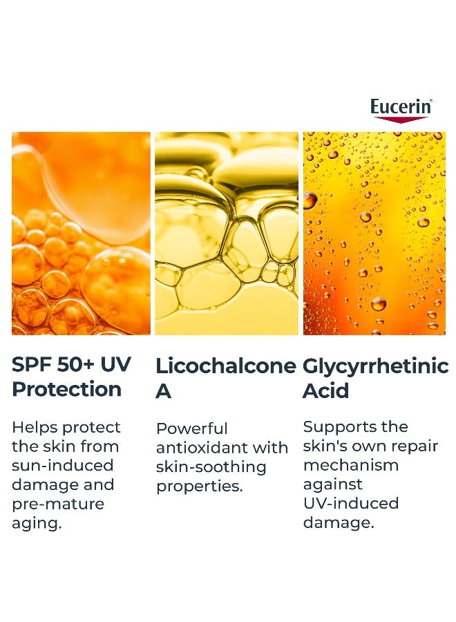 Eucerin Sunscreen Hydro Protect Face Ultra Light Fluid, High UVA/UVB Protection, SPF 50+ 50ml For all skin types skincare - Image 4