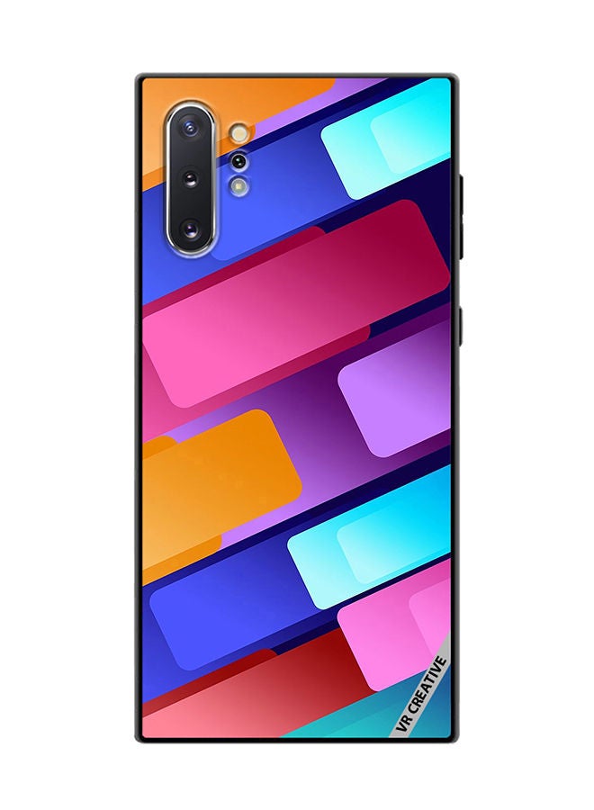 VR CREATIVE Protective Case Cover For Samsung Galaxy Note10 Plus 5G Abstract Design Multicolour - Image 1