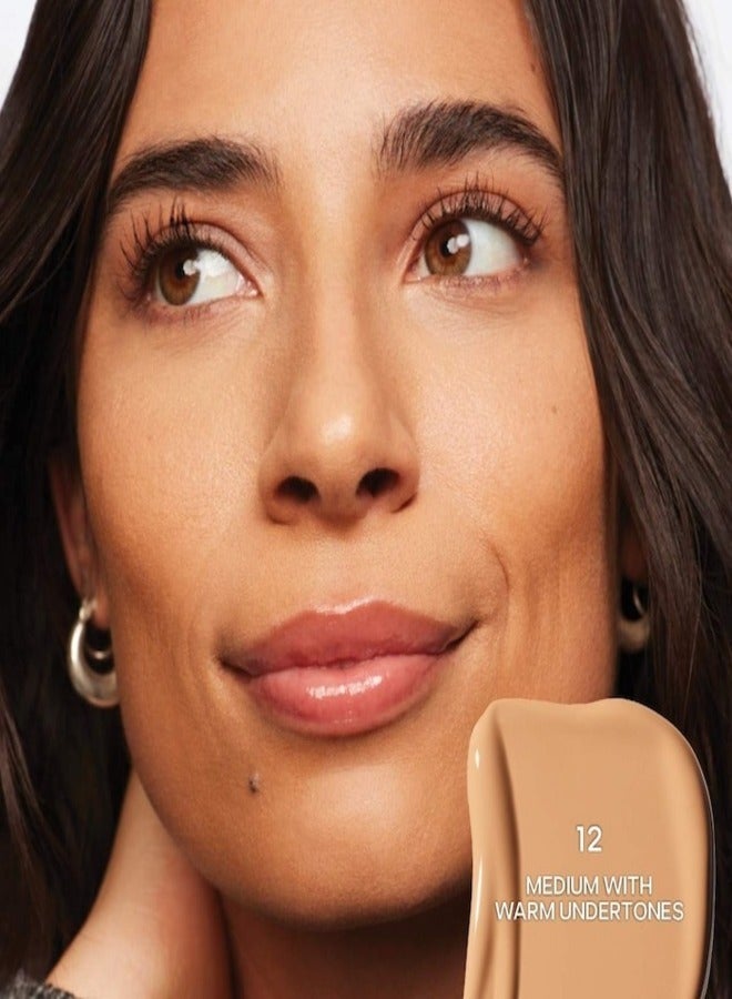 Saie   Slip Tint Total Radiant Concealer with Niacinamide ,   12 - medium with warm undertones 5ml - Brightening & Hydrating Finish - Image 2