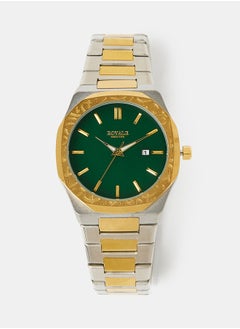 Royale Mega Round Shape Analog Wrist Watch RE224D - 40mm - Dual Tone  - Image 1