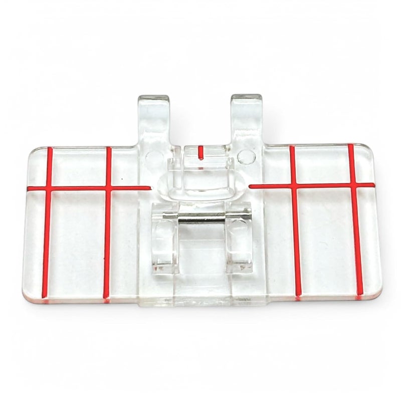 Zenith Multi-Line Decorative Border Guide Pressure Foot Snap on Type for Automatic Electric Low Shank Sewing Machines Suitable for Usha Janome Brother Singer etc. - Image 3