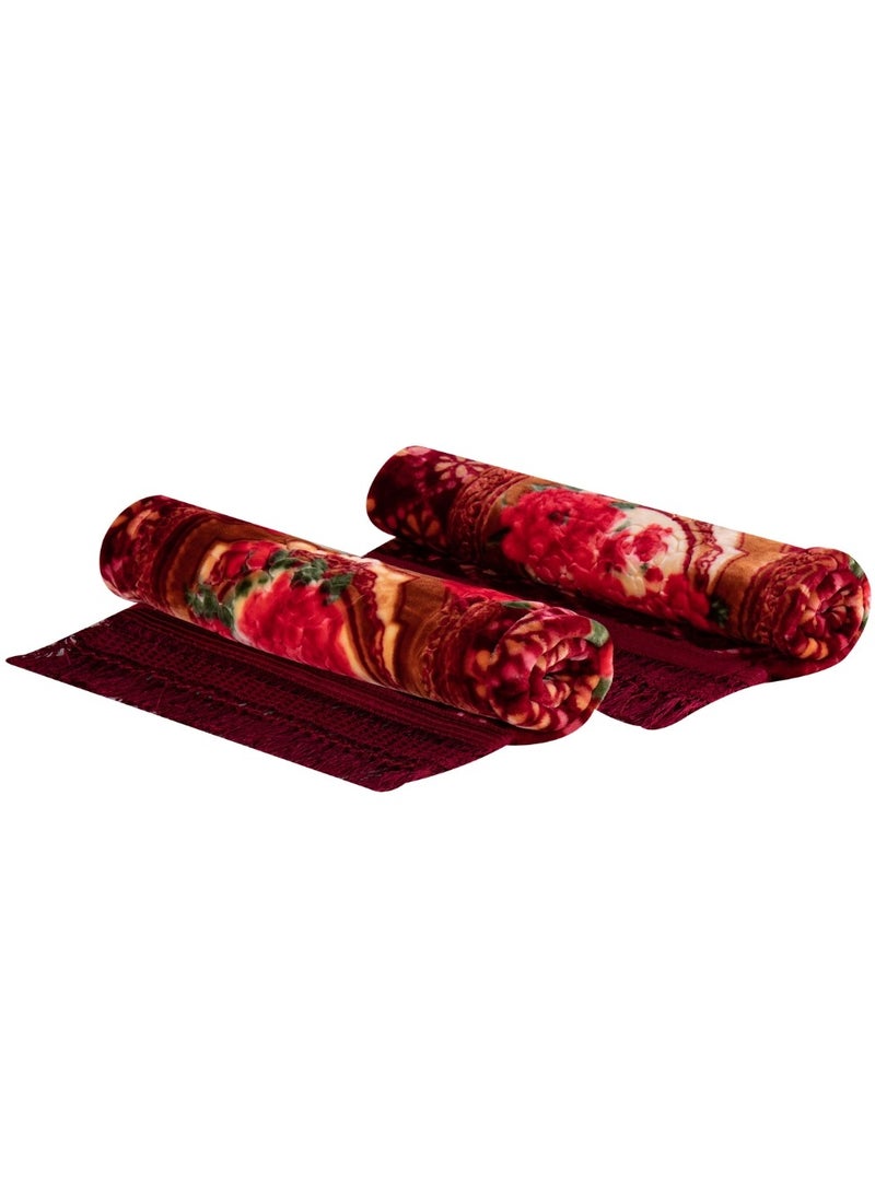 Stargold Blanket Set of 5 Pieces 220 x 240CM 2 Ply Premium Blanket With Bedspread Pillowcase And Neck Roll - Image 2