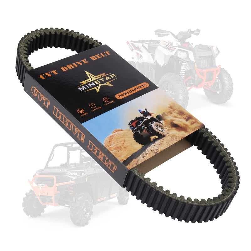 MINSTAR Drive Belt Replace NO3211077 3211161 3211162 20G4022 Compatible with Polaris Ranger 500 RZR 800 Scrambler 400 Trail Boss 250 330 Xplorer 300 Magnum 2X4 4X4 6X6