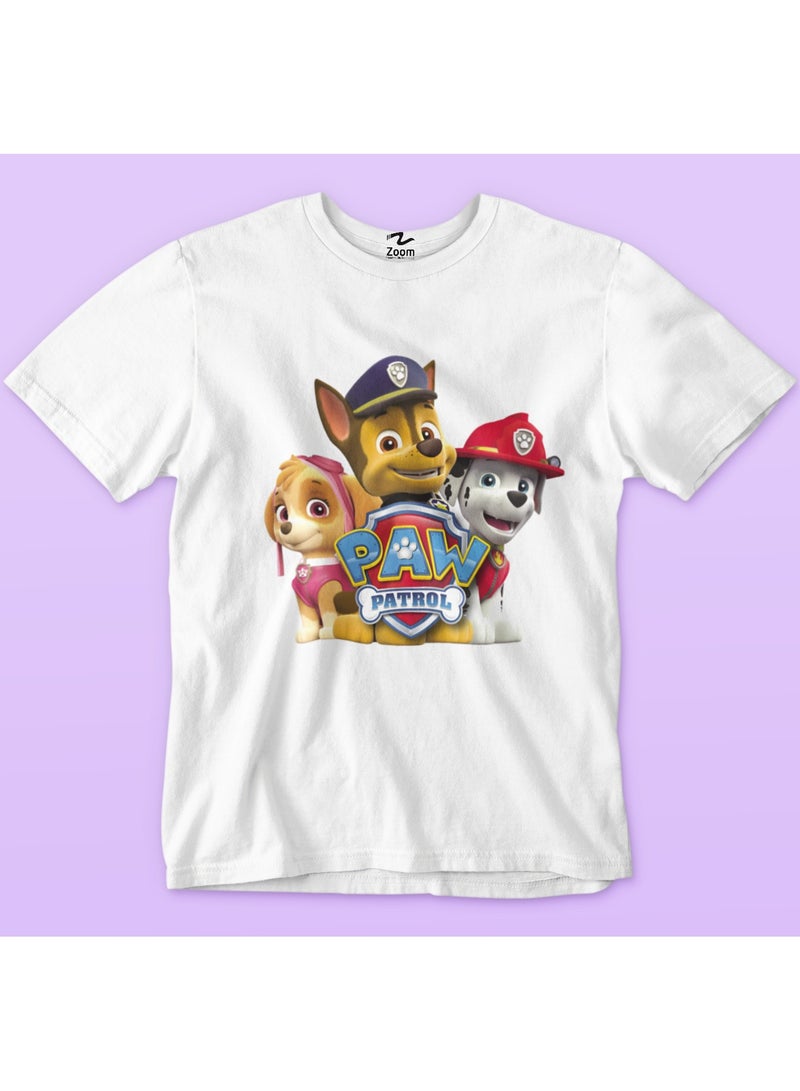 ZOOM SKYE, CHASE, AND MARSHALL Paw Patrol Characters T-shirt
