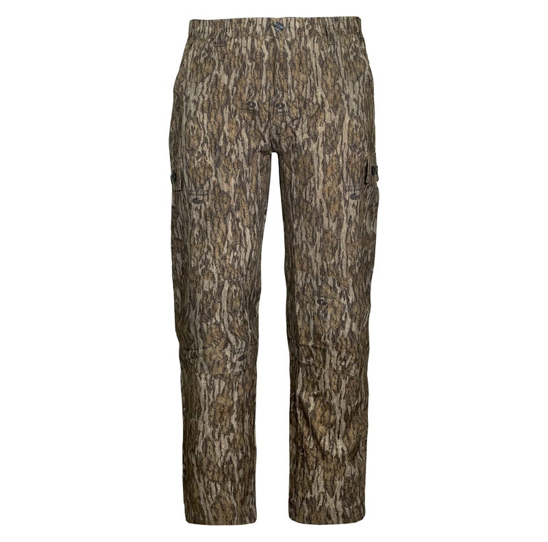Mossy Oak Camo Lightweight Hunting Pants for Men Camouflage Clothing, Large, Bottomland - Image 1
