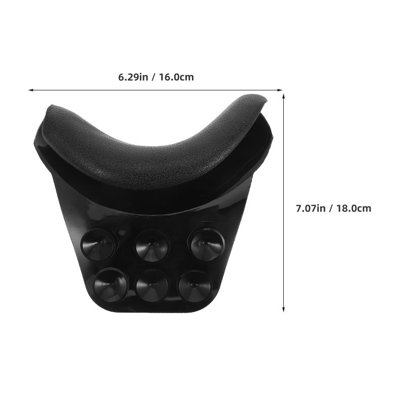 Soft Silicone Neck Rest for Shampoo Bowl Sink Comfortable Neck Cushion for Salon Washing Basin Portable Shampoo Bowl Neck Pillow with Cups - Image 4