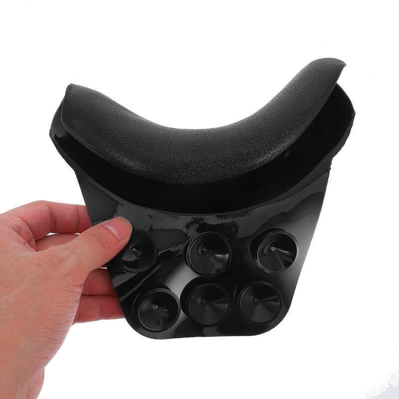 Soft Silicone Neck Rest for Shampoo Bowl Sink Comfortable Neck Cushion for Salon Washing Basin Portable Shampoo Bowl Neck Pillow with Cups - Image 3
