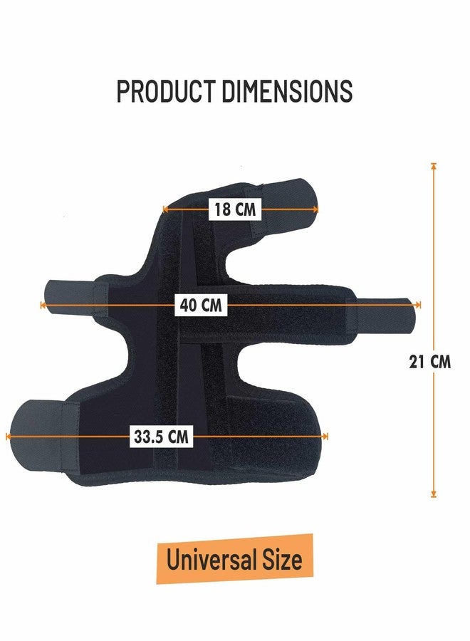 Dyna Boxer Splint with Dual-Side Rigid Support | For Finger Fracture | Enhanced Stabilisation | Pinky and Ring Finger Fracture | Universal Size | Left/Right Hand Use - Image 3