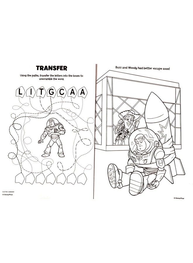 Pixar كتاب تلوين وأنشطة ديزني توي ستوري العملاق 200 صفحة - Image 3