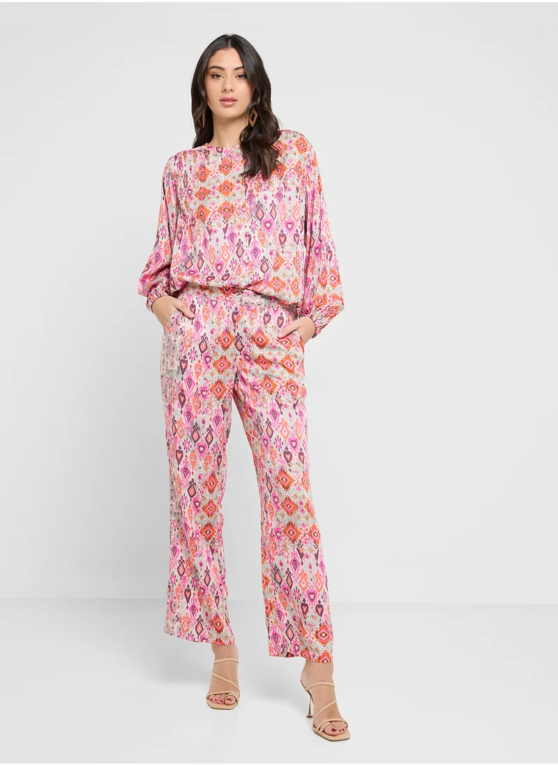 That’s My Gal Embroidered Printed Co-Ord Trouser