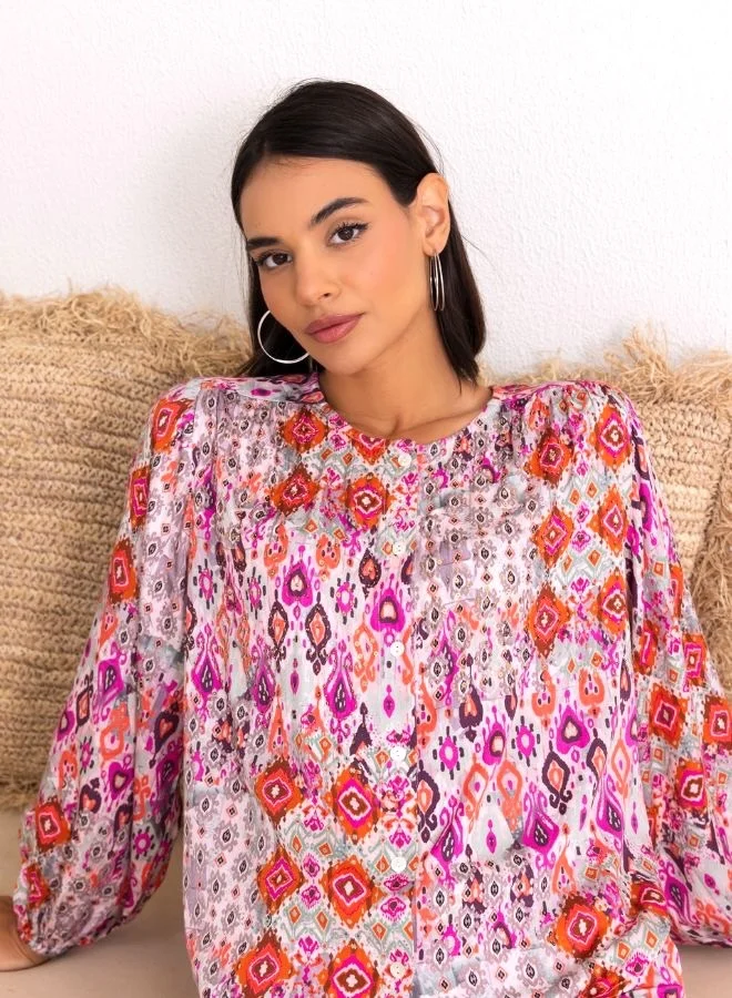 That’s My Gal Embroidered Printed Co-Ord Trouser