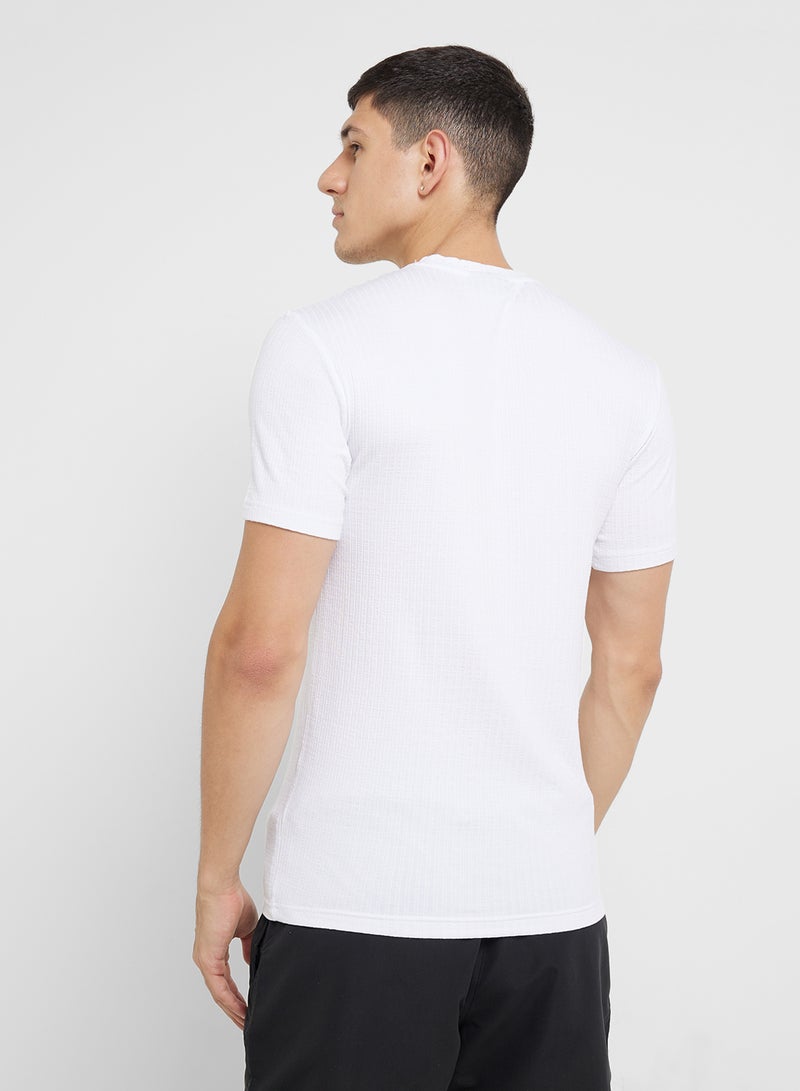 EMPORIO ARMANI Beachwear Logo Crew Neck T-Shirt  - Image 2