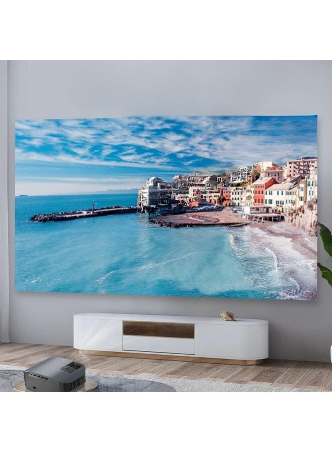 جهاز عرض اندرويد 400 انسي 1080P – بروجكتور محمول بشاشة حتى 200 بوصة، نظام أندرويد 9.0، دعم 4K، واي فاي وبلوتوث – أسود - Image 5