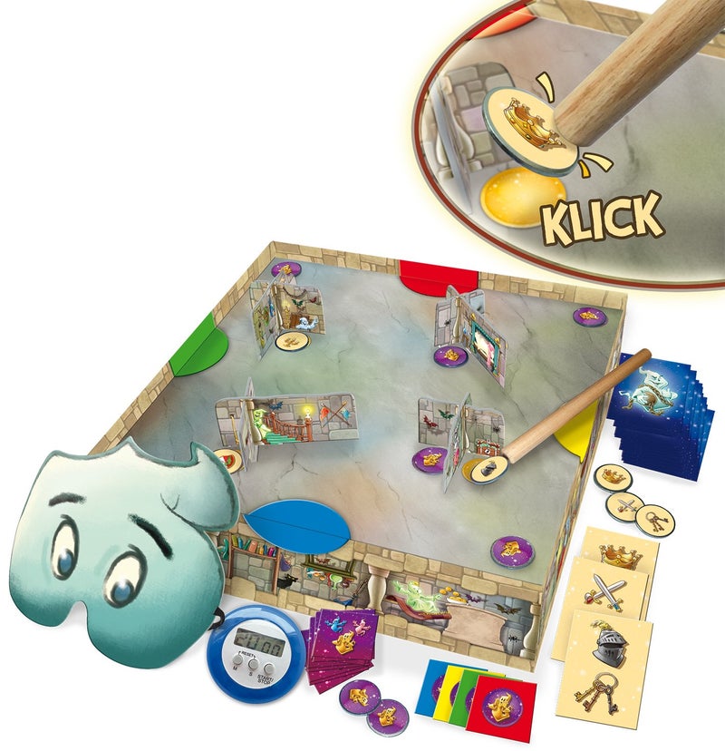 Queen Games Spooky Castle - Game,Multicolor, Paper, Plastic - Image 2