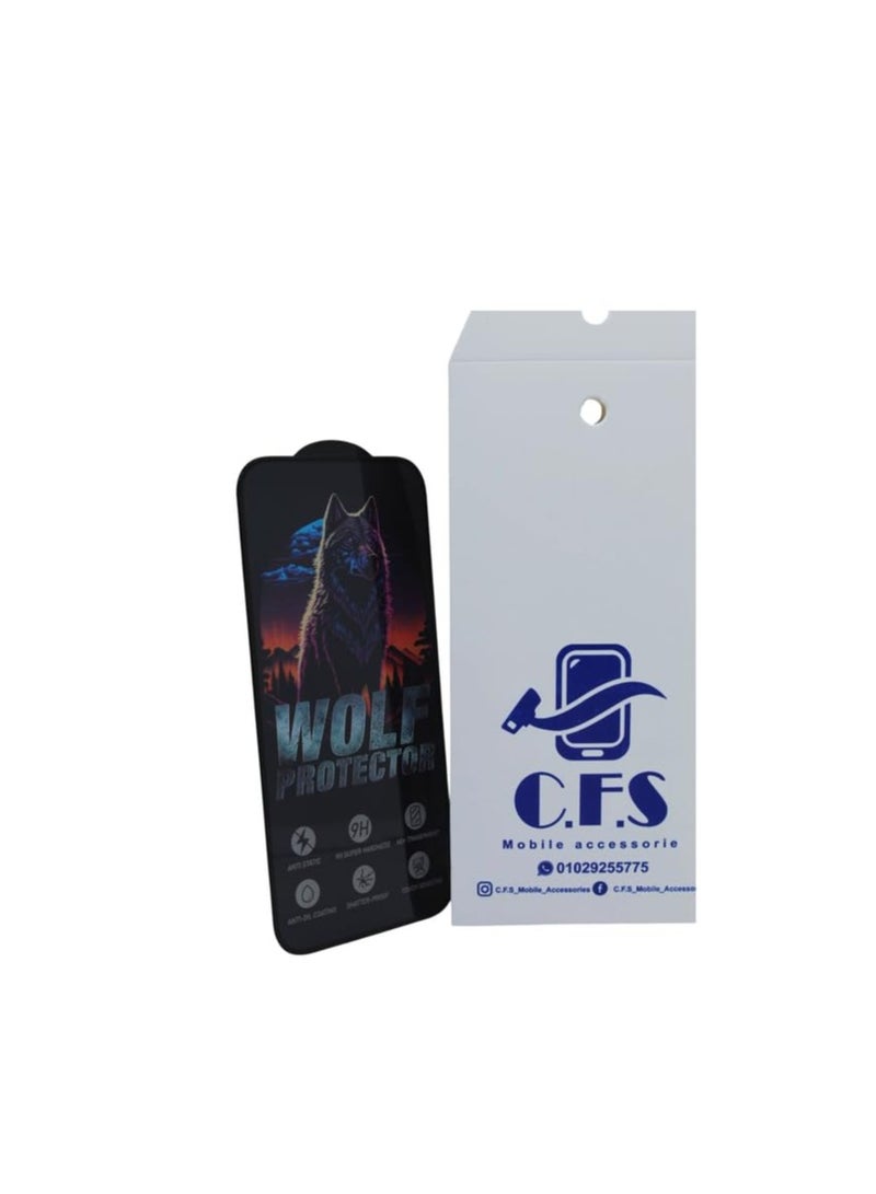 Wolf Protector Design Tempered Glass Screen Protector for Apple iPhone 17 AIR - Clear & Black - Image 3