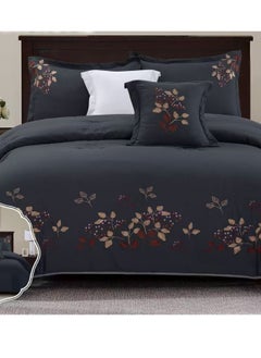 SMART HOME Embroidered two-sided quilt set, two-sided mattress, consisting of 6 pieces, quilt with 6-piece filling, 100% microfiber, quilt size 240 x 260 cm  - Image 3