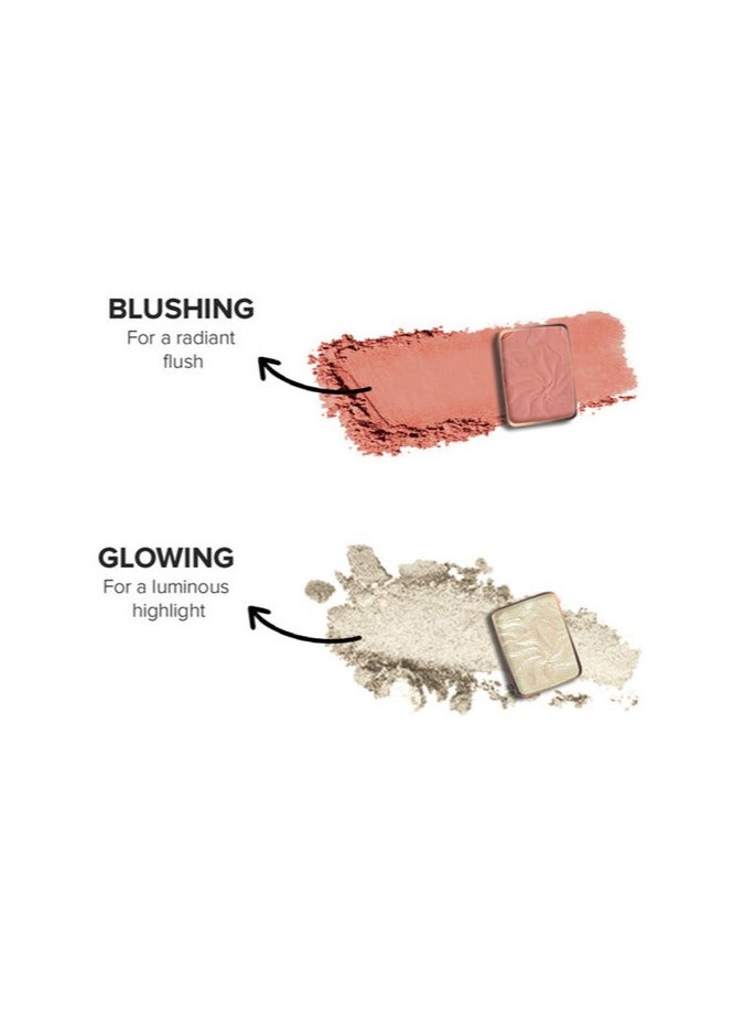 Character Character The Face Diary Blush Palette With Multi-Color Highlighter -Tfd001  - Image 5