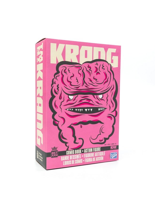 The Loyal Subjects - Teenage Mutant Ninja Turtles Krang With Throwback Robot Bst Axn 8-Inch Xl Action Figure & 100-Page #1 Best Of Krang Idw Comic Book - Image 1