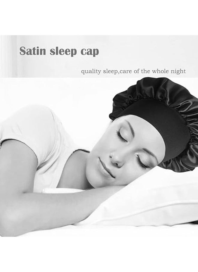 ZCM-HAPPY 3 PCS of Lightweight Solid Color Chemotherapy Sleeping Cap - Perfect for Home, Hair Care, and Air Conditioning Comfort  - Image 4