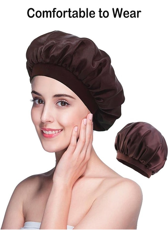 ZCM-HAPPY 3 PCS of Lightweight Solid Color Chemotherapy Sleeping Cap - Perfect for Home, Hair Care, and Air Conditioning Comfort  - Image 3