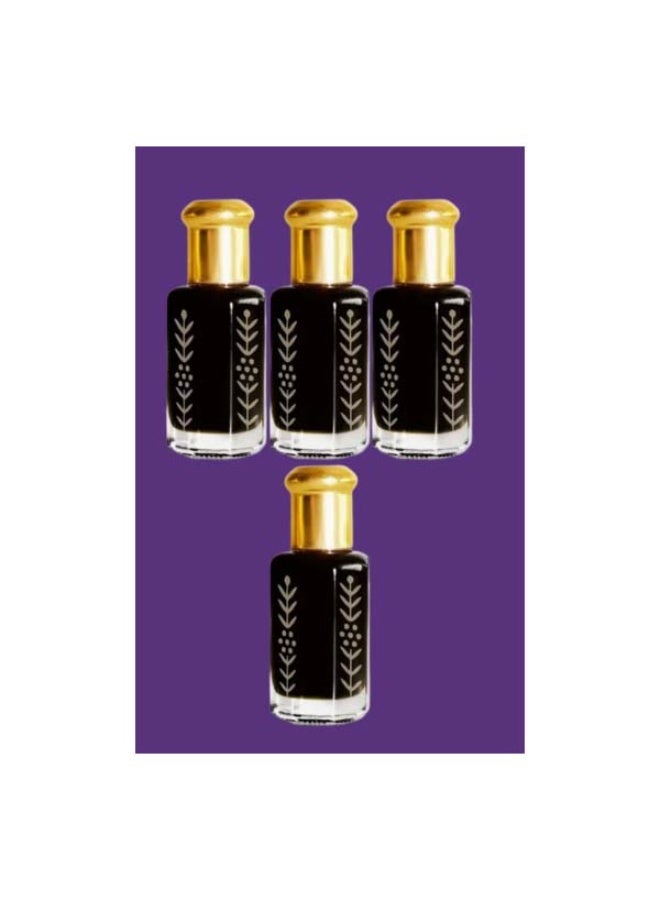 4 Pieces Black Musk Essential Oil 6ml