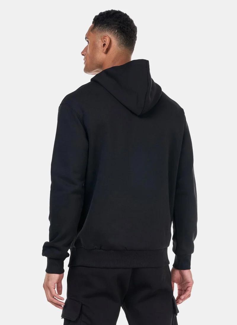 نيو ايرا Men's Script Logo Hoodie
