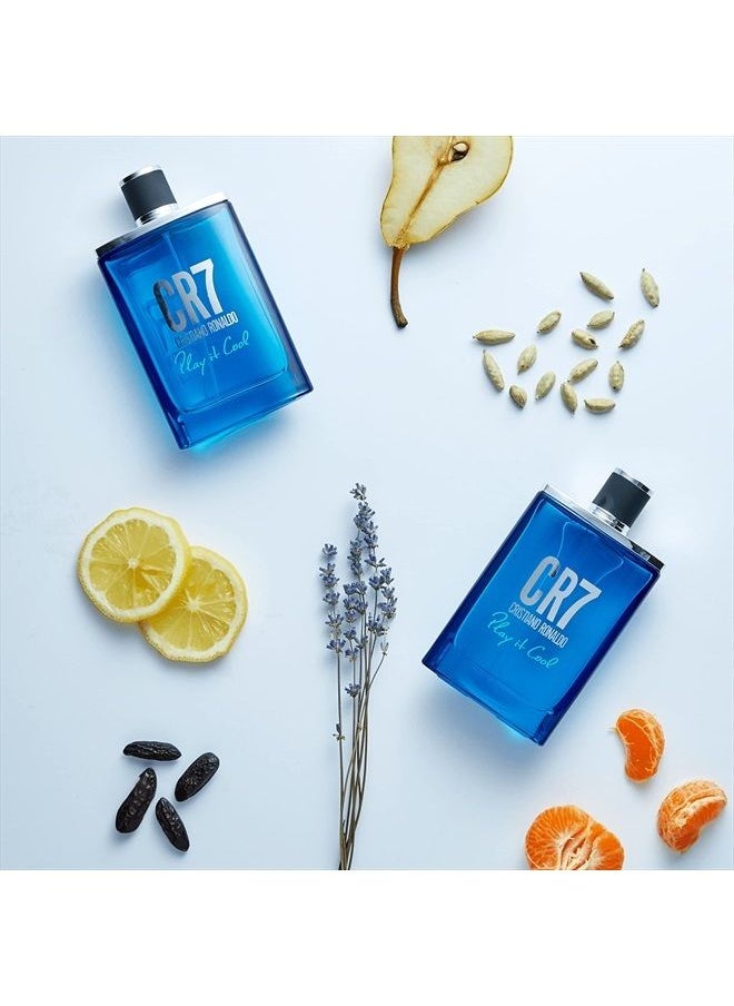 Cristiano Ronaldo CR7 Play It Cool - Men's Eau de Toilette Spray - Fresh Spicy & Aromatic Fragrance With Notes of Bergamot, Cardamom & Amber - 1.7oz  - Image 4