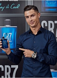 Cristiano Ronaldo CR7 Play It Cool - Men's Eau de Toilette Spray - Fresh Spicy & Aromatic Fragrance With Notes of Bergamot, Cardamom & Amber - 1.7oz  - Image 3