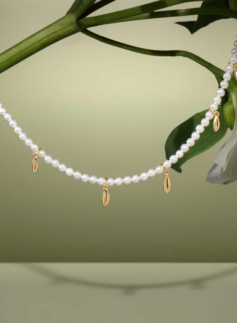 HEFANG golden leaf necklace - Image 5