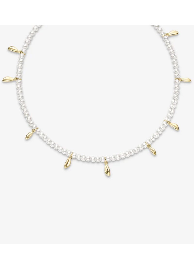 HEFANG golden leaf necklace - Image 1