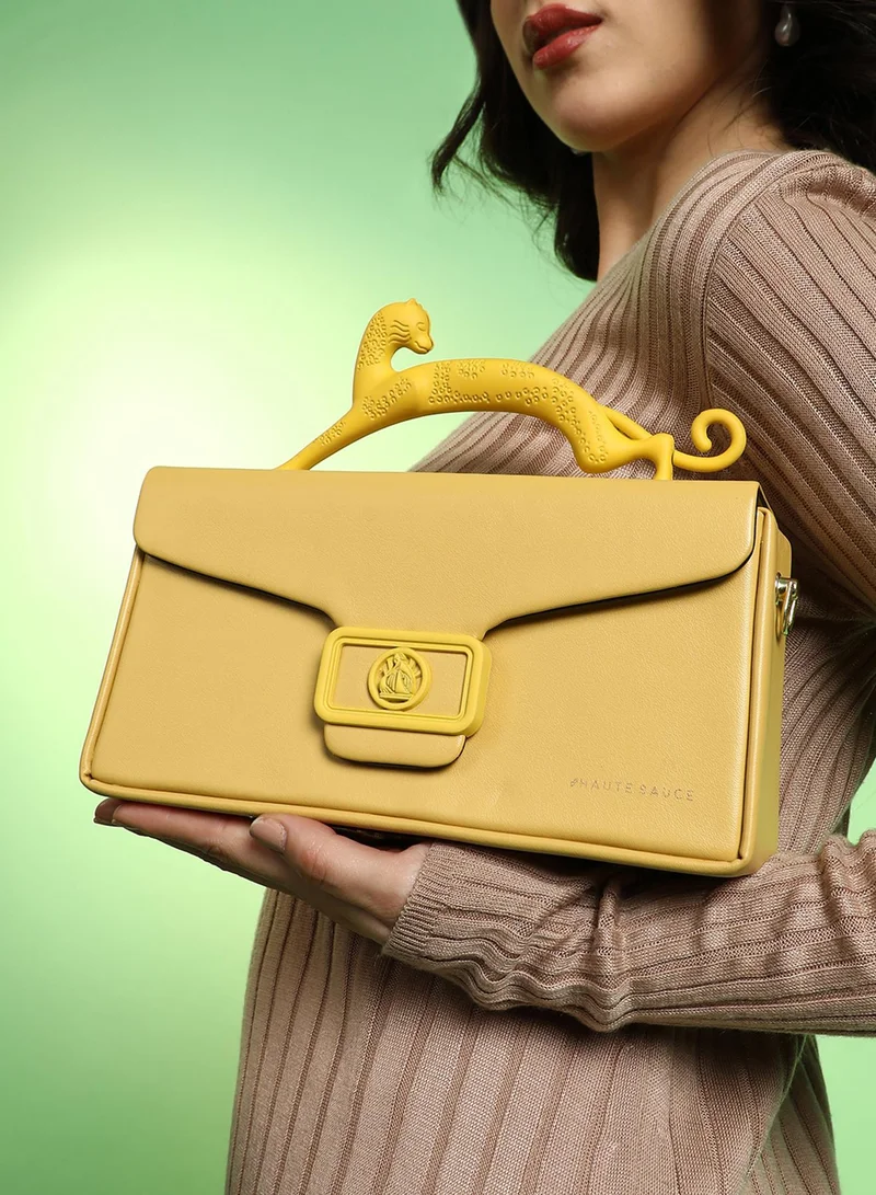 صوص هاوت The Jaguar Frost Hand Bag - Canary Yellow