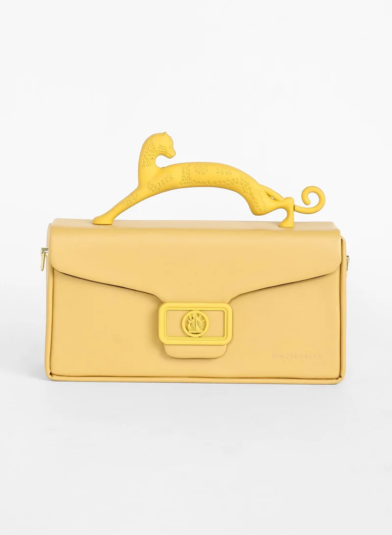 صوص هاوت The Jaguar Frost Hand Bag - Canary Yellow