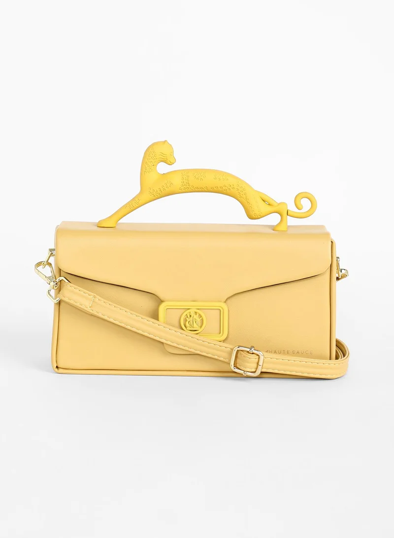 صوص هاوت The Jaguar Frost Hand Bag - Canary Yellow