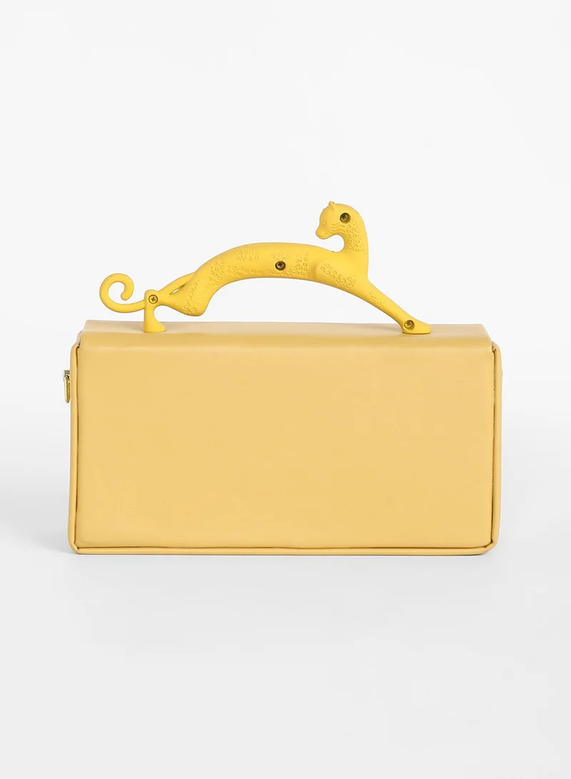 صوص هاوت The Jaguar Frost Hand Bag - Canary Yellow