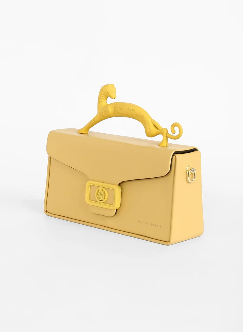 صوص هاوت The Jaguar Frost Hand Bag - Canary Yellow