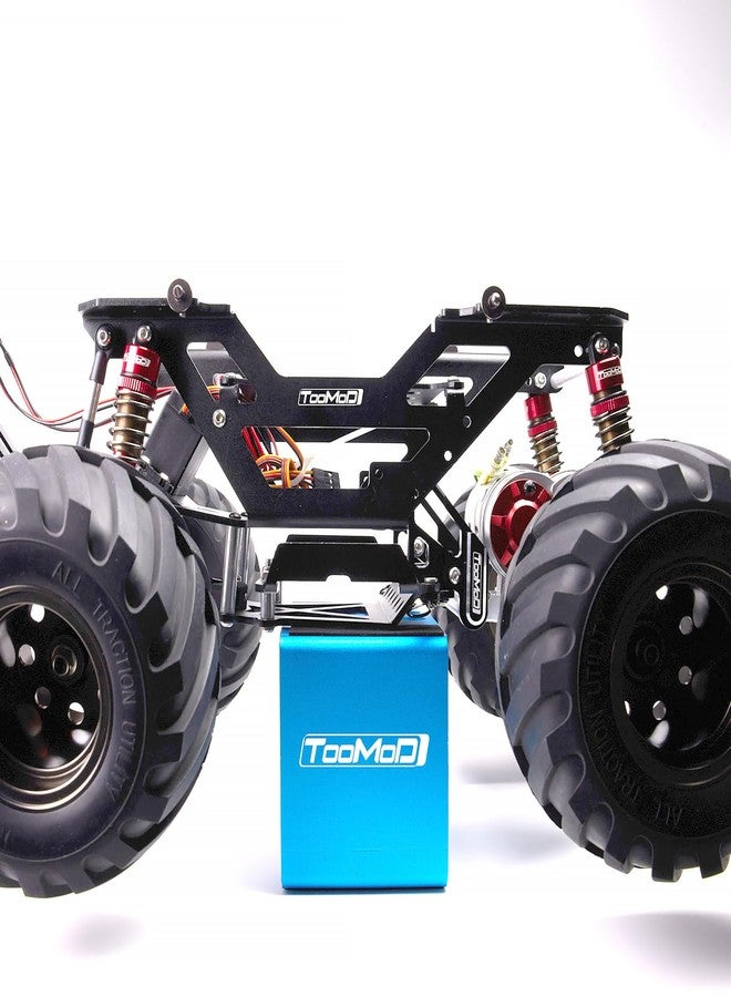 TOOMOD 1/10 80mm RC Oil filled Shock Absorbers kit for Tamiya TRX4 Axial SCX10 D90 Crawler Car Monster Car Upgrades Replace Parts (Blue) - Image 3