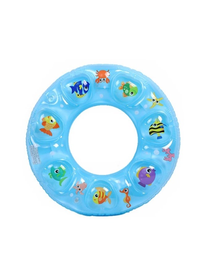 Swimming Fun Yonglebao Thickened Double Air Chamber Crystal Swimming Ring, Inflatable Life Buoy For Adults And Children, Surfing And Water Play, Size 60, 2-pack - Image 4