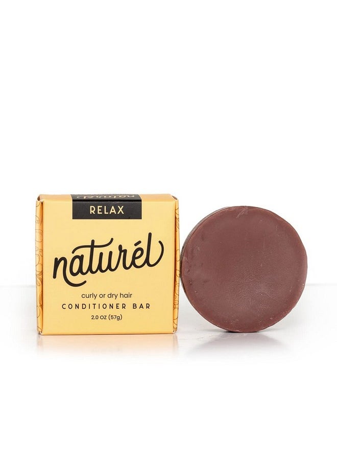 Naturel Naturel Relax Moisturizing Conditioner Bar For Curly Or Dry Hair, Conditioner Bar For Frizzy Hair, Vegan, Zero Waste, Made In Usa  - Image 1
